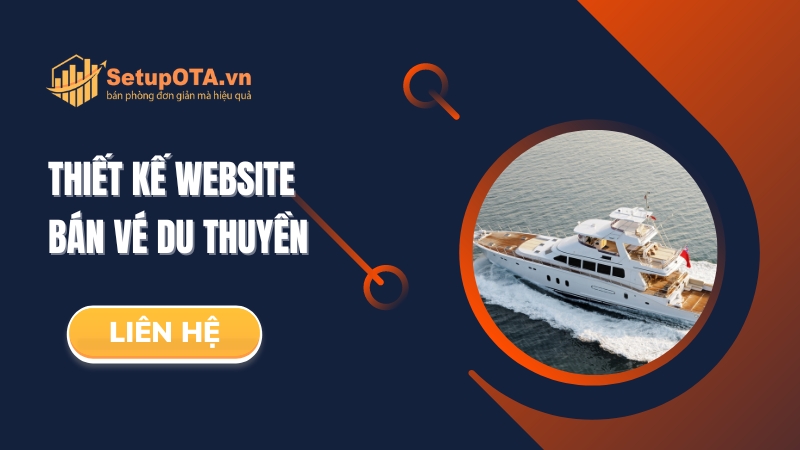 Thiết kế website bán vé du thuyền