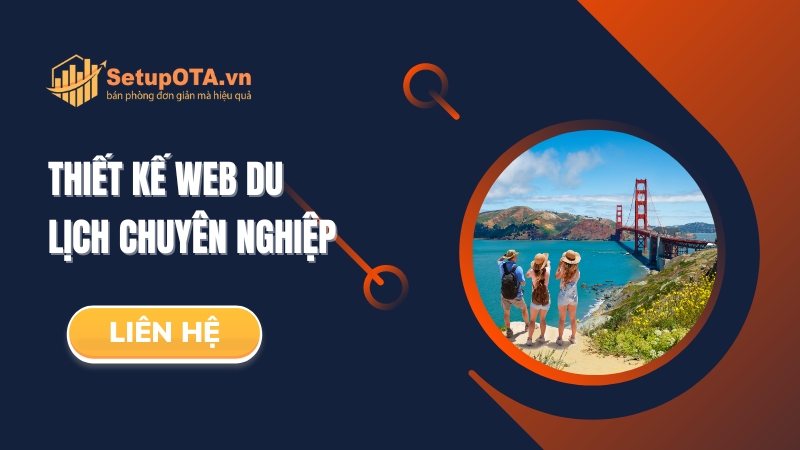 Thiết kế website du lịch chuyên nghiệp