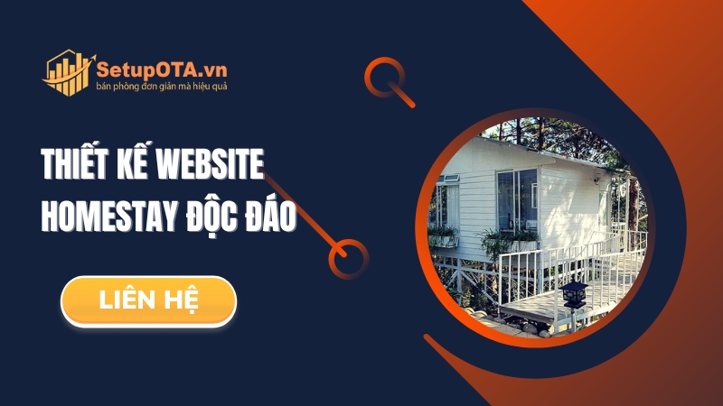 thiết kế website homestay