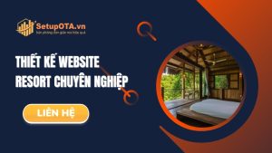 thiết kế website resort